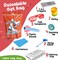 Premade Kids Birthday Party Favor Bags – 10 Pack Pre-Filled Goodie Bags with Fidget Toys & Small Toys, Fun Party Favors for Boys & Girls, Ready-to-Gift Treat Bags for Birthday Parties, Classroom Events & Celebrations
